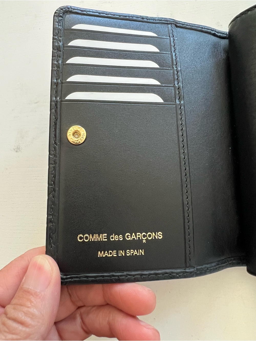 New Comme des Garçons Leather Wallet - Picture 5 of 10